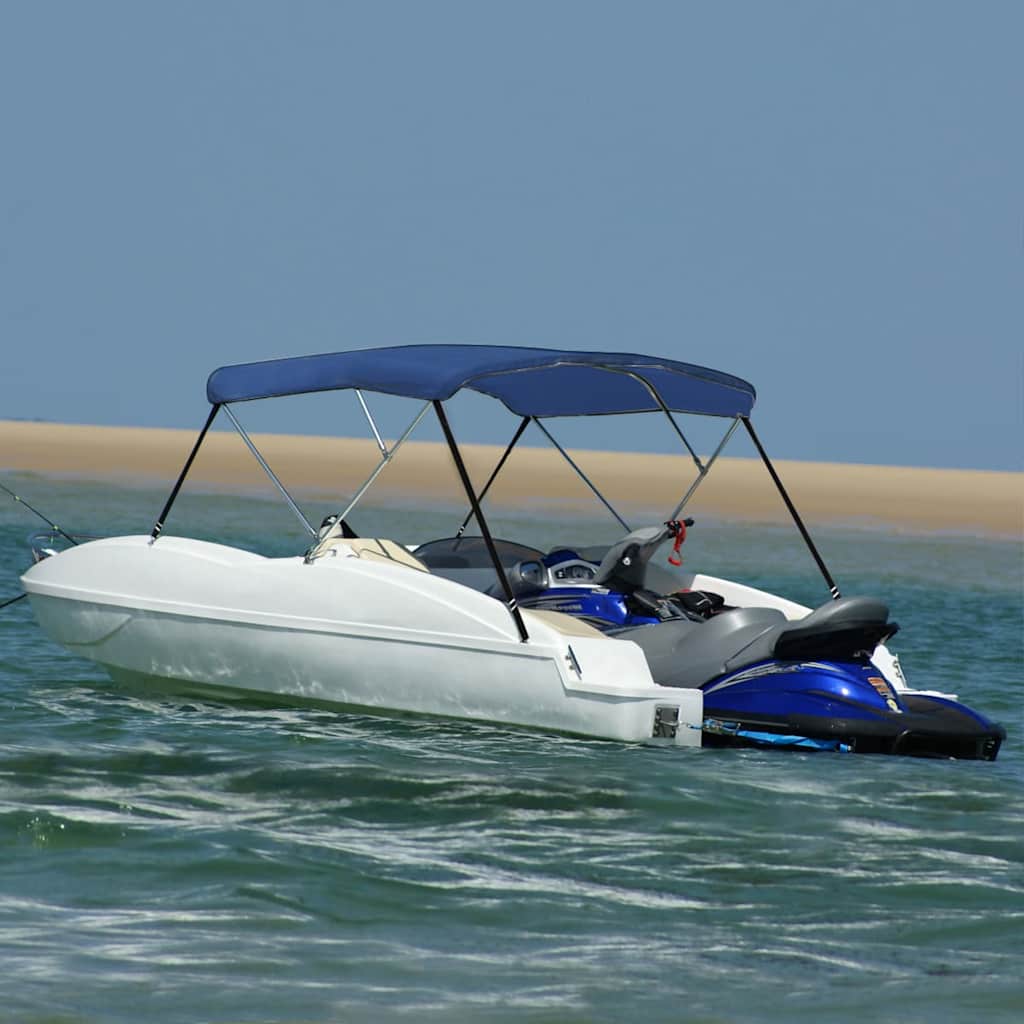 3-Bow Bimini Top Blau 183x140x137 cm