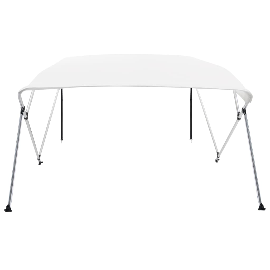 4-Bow Bimini Top Weiß 243x196x137 cm