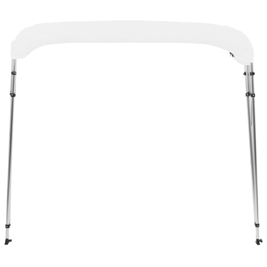 4-Bow Bimini Top Weiß 243x196x137 cm