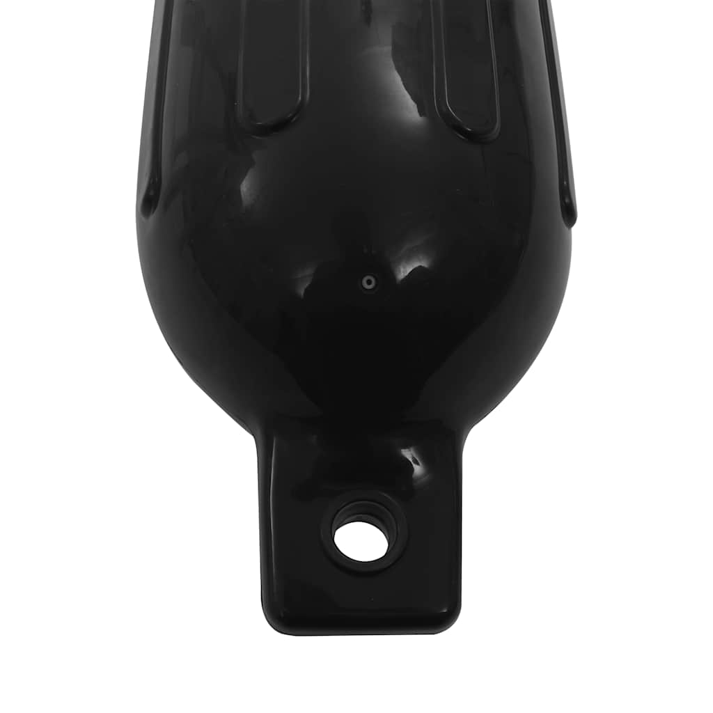Bootsbumper Schwarz 58,5 x 16,5 cm PVC