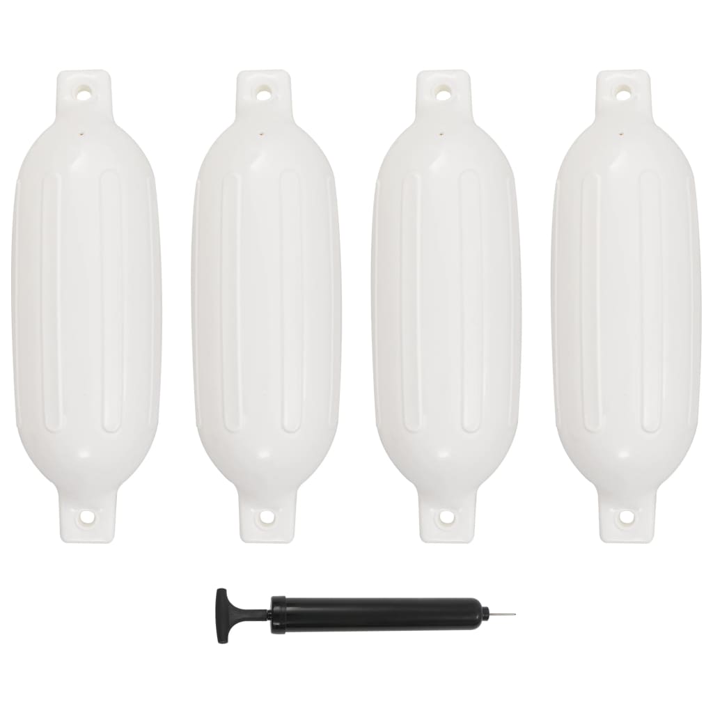 Bootsbumper Weiß 58,5 x 16,5 cm PVC