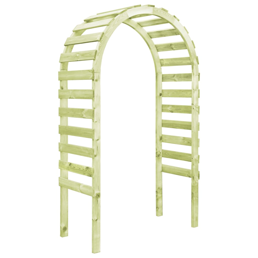 Gartenpergola 130×60×230 cm Kiefernholz Imprägniert