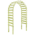 Gartenpergola 130×60×230 cm Kiefernholz Imprägniert