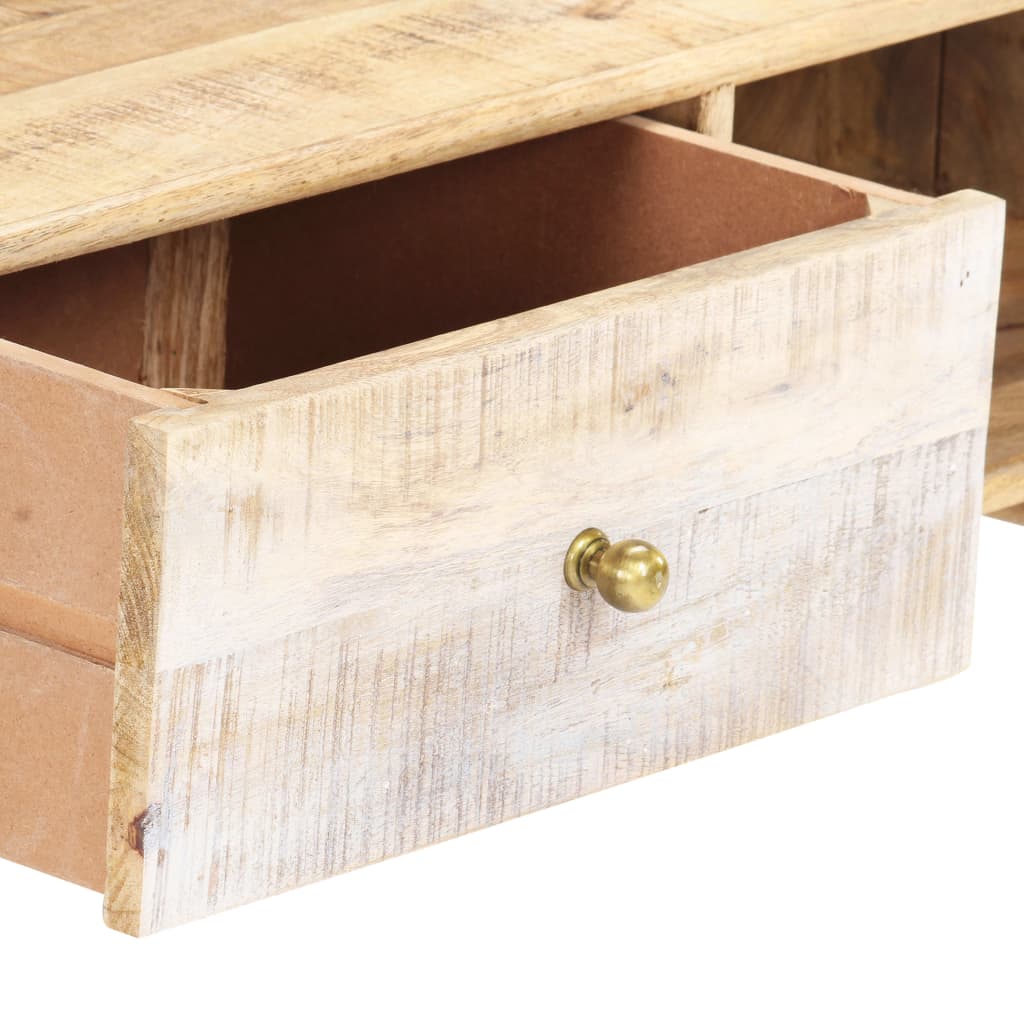 Couchtisch 88x60x40 cm Massivholz Mango