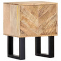 Nachttisch 40x30x50 cm Massivholz Mango