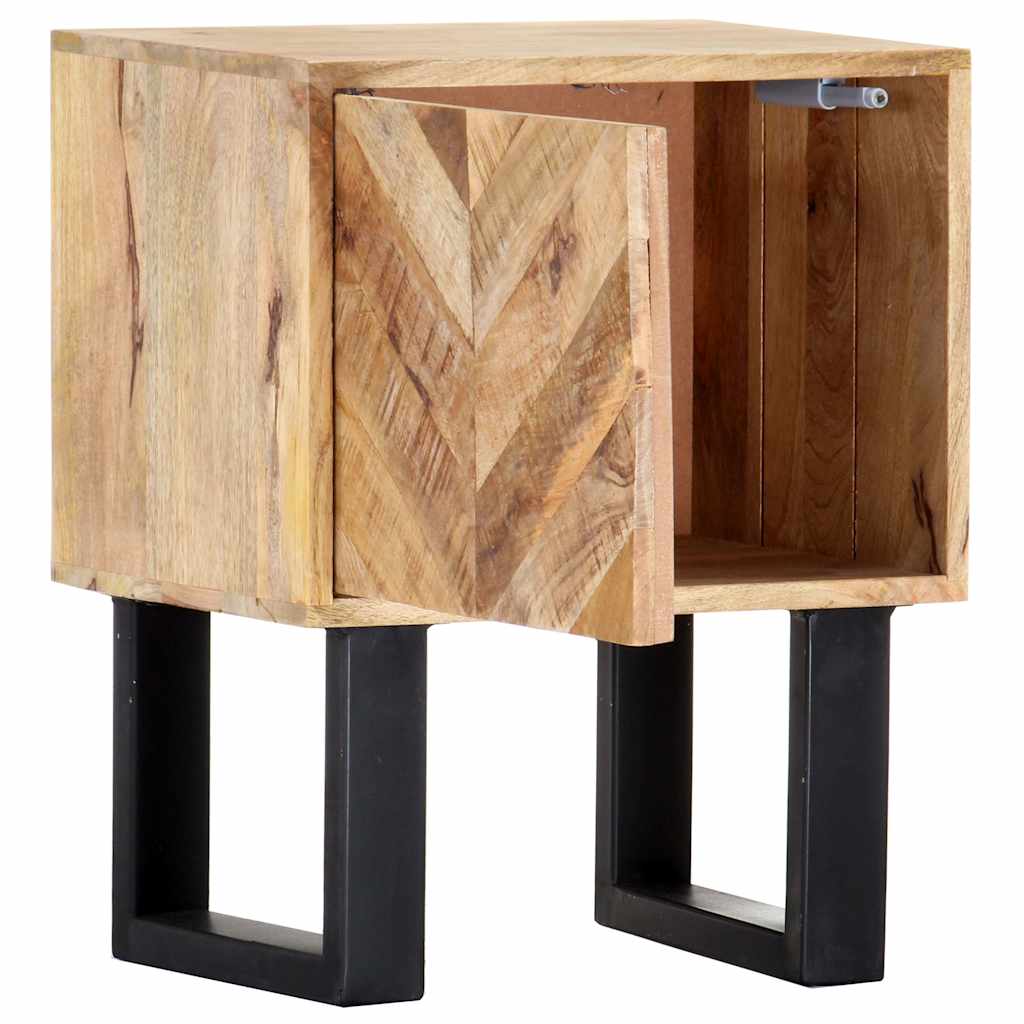 Nachttisch 40x30x50 cm Massivholz Mango