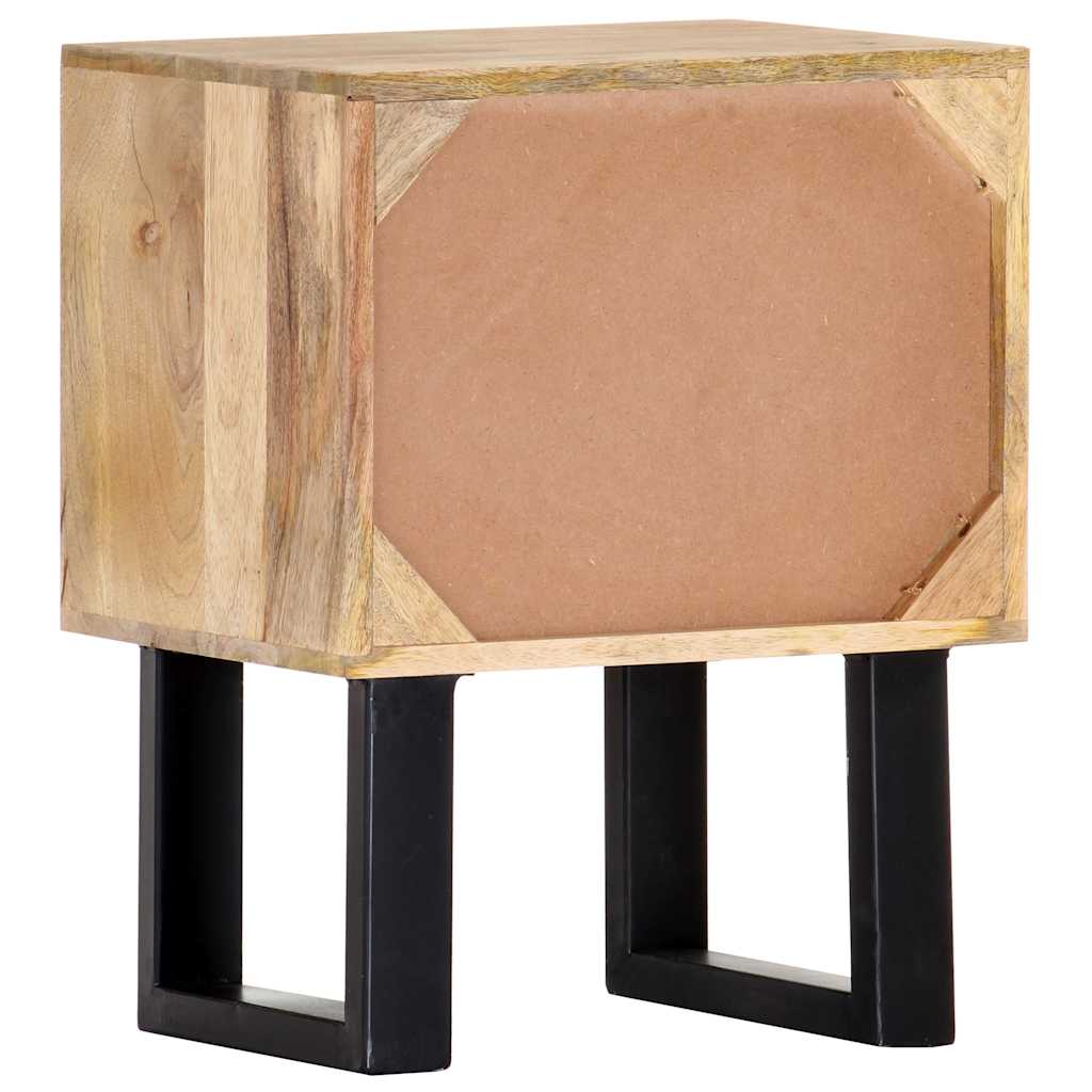 Nachttisch 40x30x50 cm Massivholz Mango