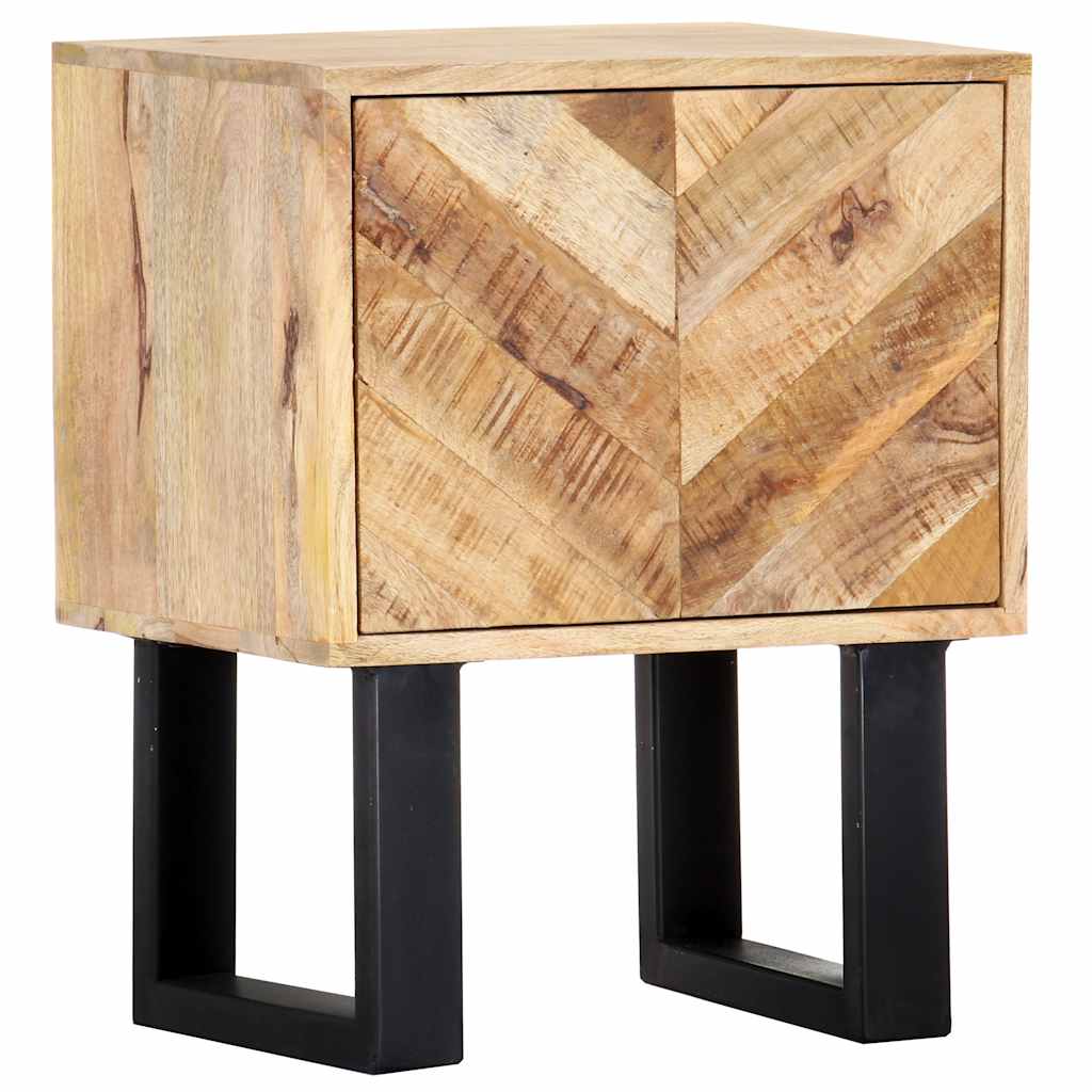 Nachttisch 40x30x50 cm Massivholz Mango