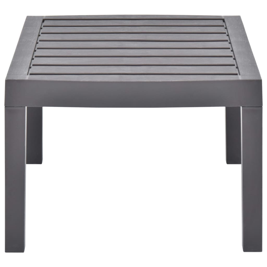 Gartentisch Mokka 78x55x38 cm Kunststoff