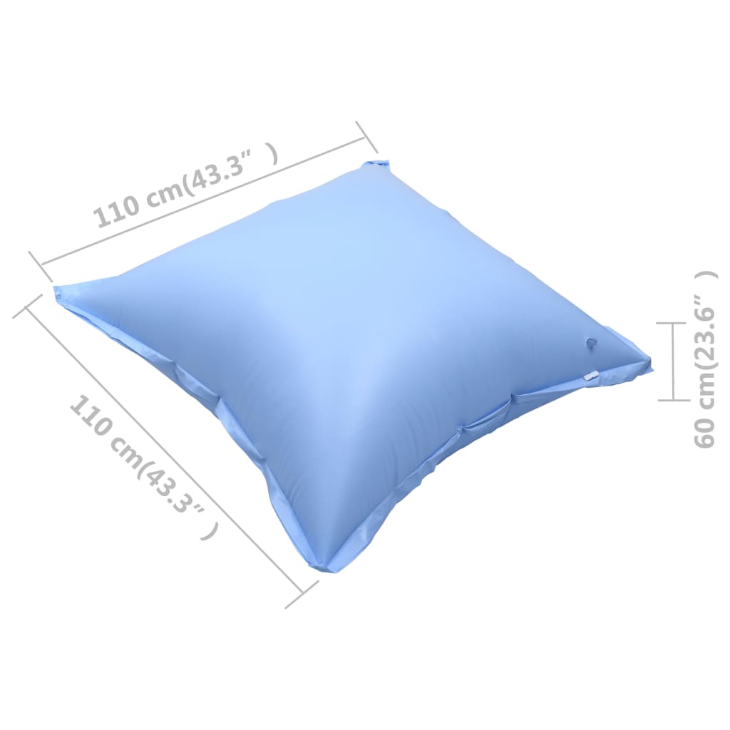 Aufblasbare Poolkissen für Aufstellpools 4 Stk. PVC