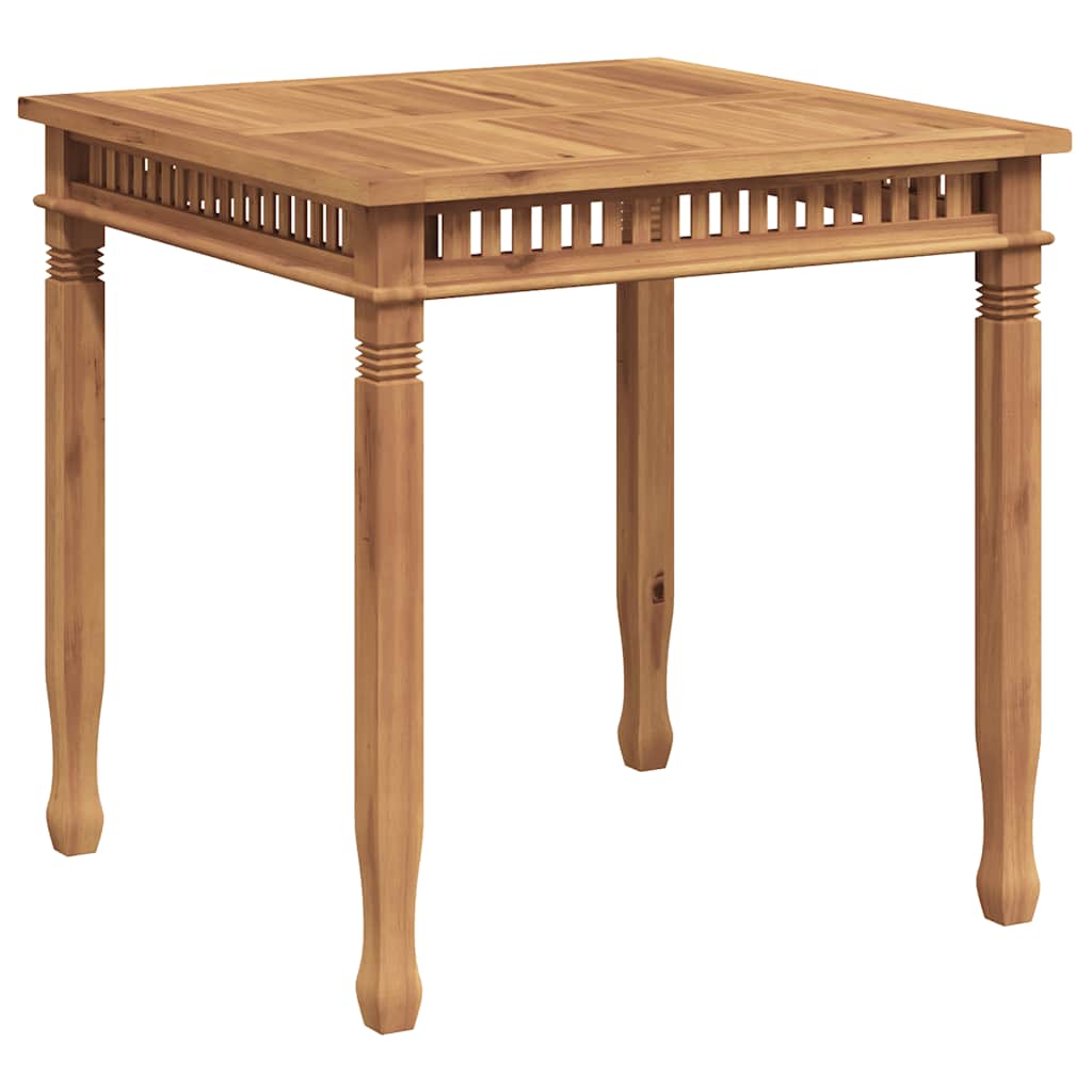 Garten-Esstisch 80x80x80 cm Massivholz Teak