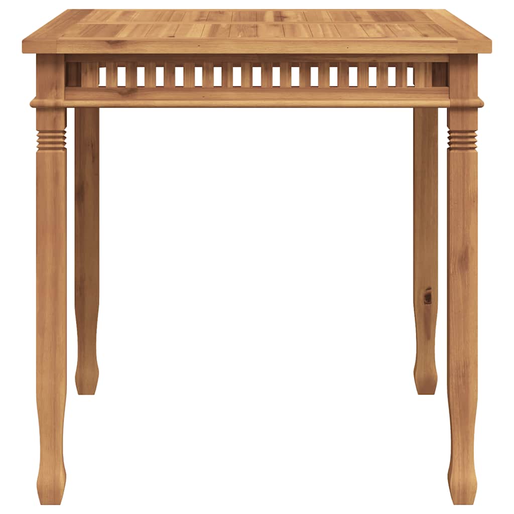 Garten-Esstisch 80x80x80 cm Massivholz Teak