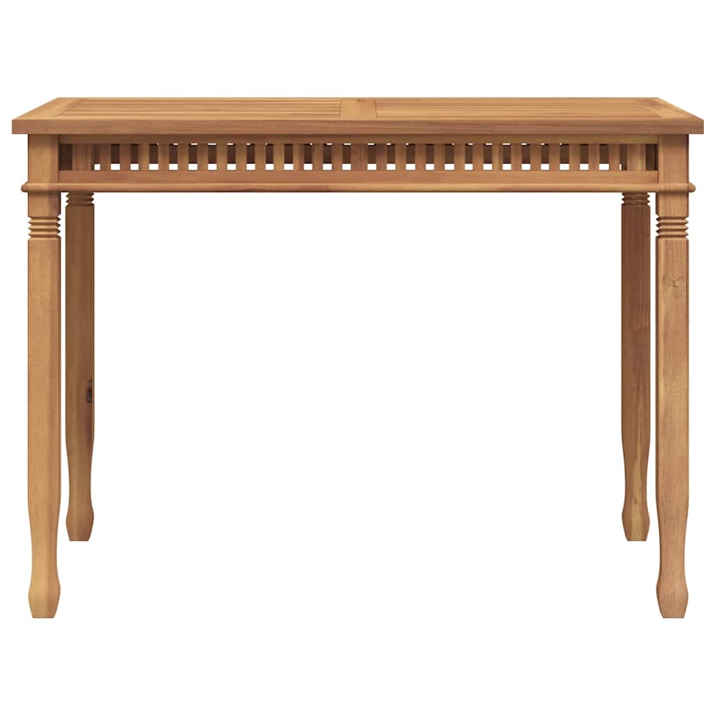 Garten-Esstisch 120x65x80 cm Massivholz Teak