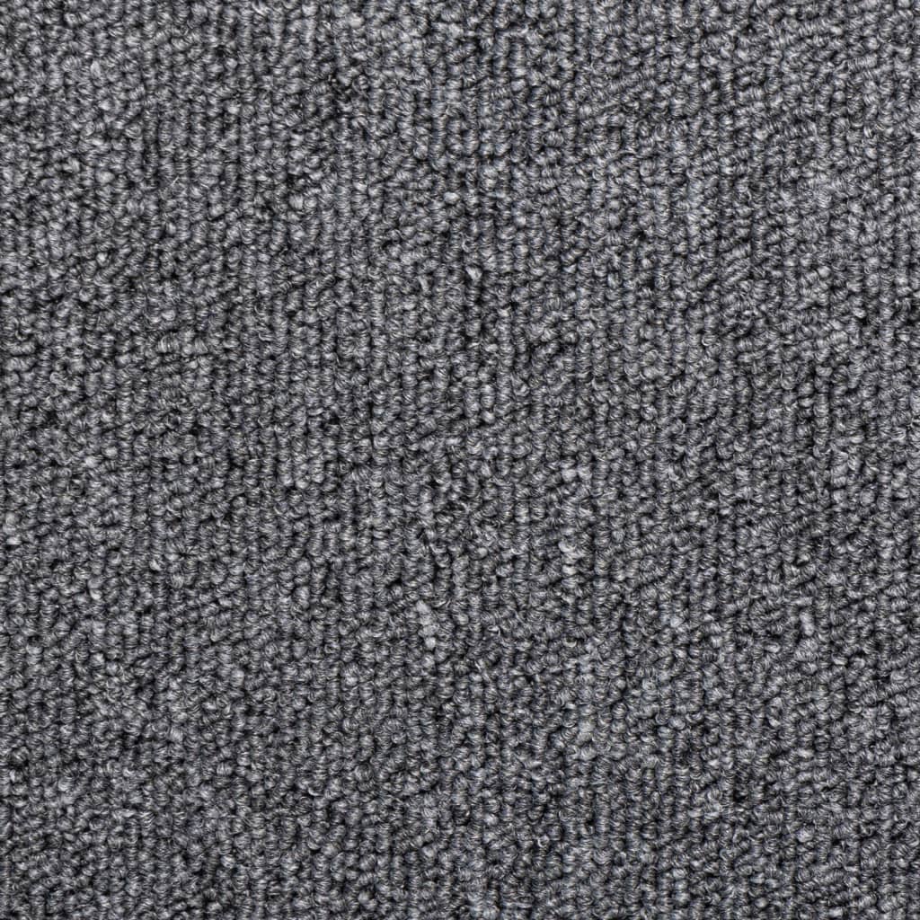 Stufenmatten 15 Stk. 65x21x4 cm Dunkelgrau Rechteckiger Rand