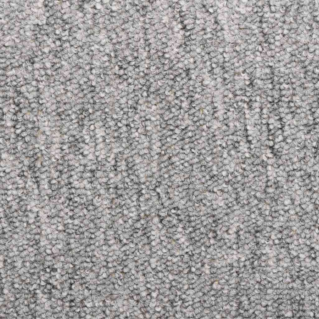 Stufenmatten 15 Stk. 65x21x4 cm Hellgrau Rechteckiger Rand