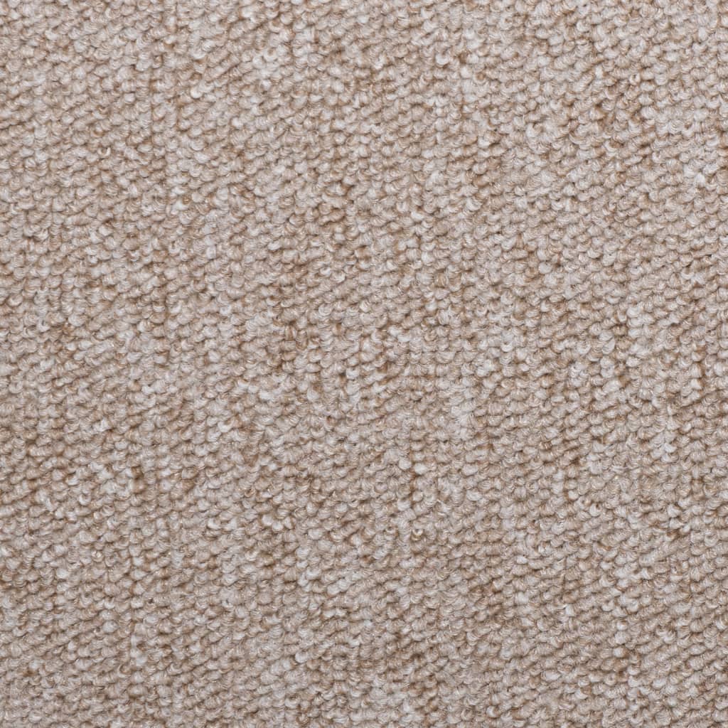 Stufenmatten 15 Stk. 65x21x4 cm Taupe Rechteckiger Rand