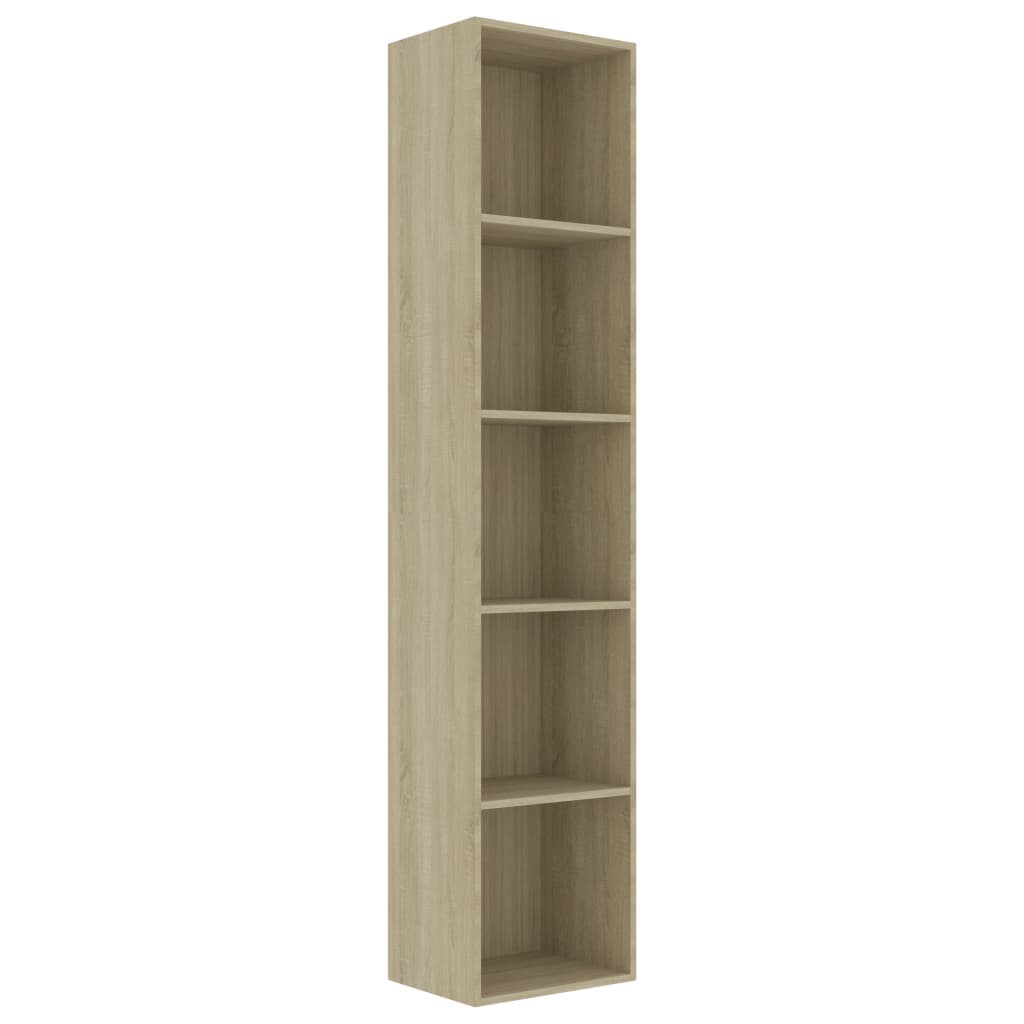 Bücherregal Sonoma-Eiche 40x30x189 cm Holzwerkstoff