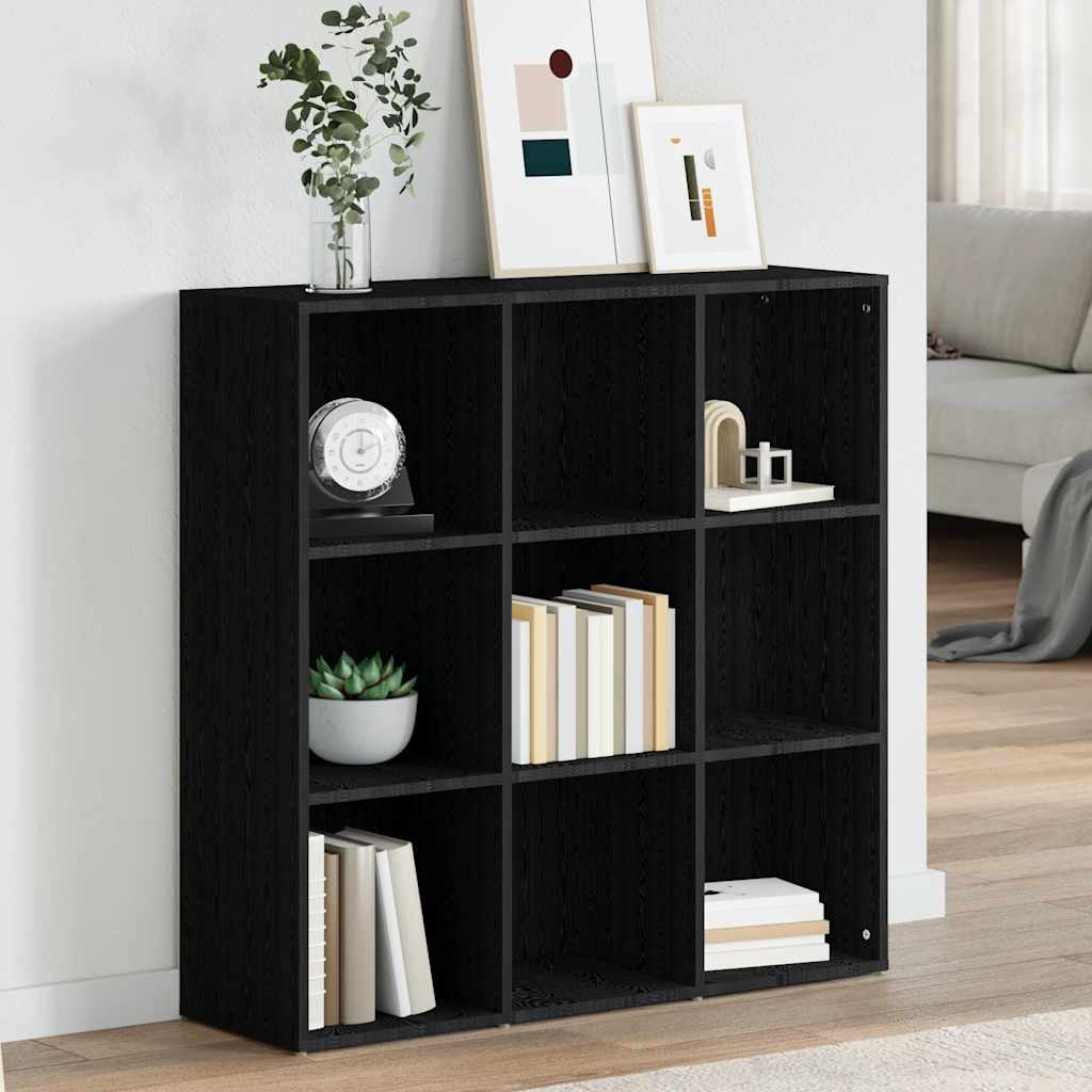 Bücherregal Schwarz 98x29x97,5 cm Holzwerkstoff