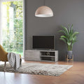 TV-Schrank Betongrau 120x34x37 cm Holzwerkstoff