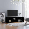 TV-Schrank Schwarz 120x34x37 cm Holzwerkstoff