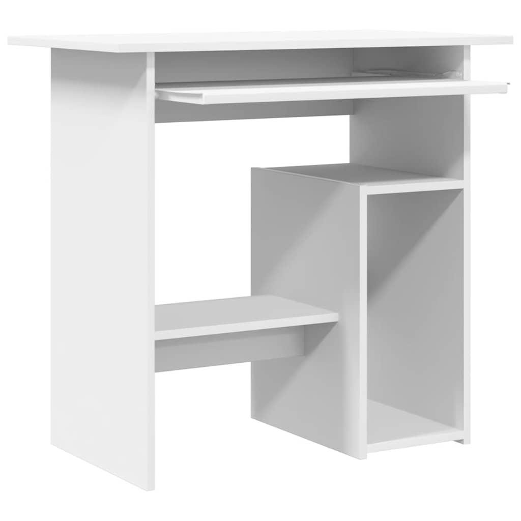 Schreibtisch Weiß 80x45x74 cm Holzwerkstoff