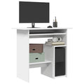 Schreibtisch Weiß 80x45x74 cm Holzwerkstoff