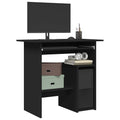 Schreibtisch Schwarz 80x45x74 cm Holzwerkstoff