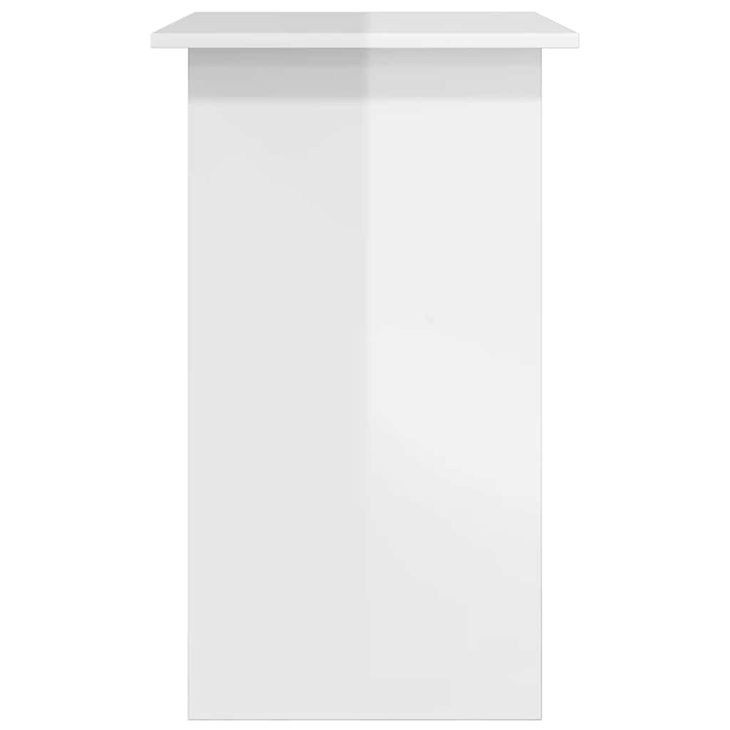 Schreibtisch Hochglanz-Weiß 80x45x74 cm Holzwerkstoff