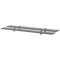 Schweberegale 2 Stk. Glas 90x10 cm 8 mm
