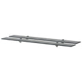 Schweberegale 2 Stk. Glas 100x10 cm 8 mm