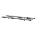 Schweberegale 2 Stk. Glas 90x20 cm 8 mm