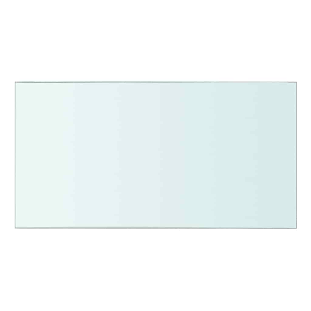 Regalböden 2 Stk. Glas Transparent 30x12 cm