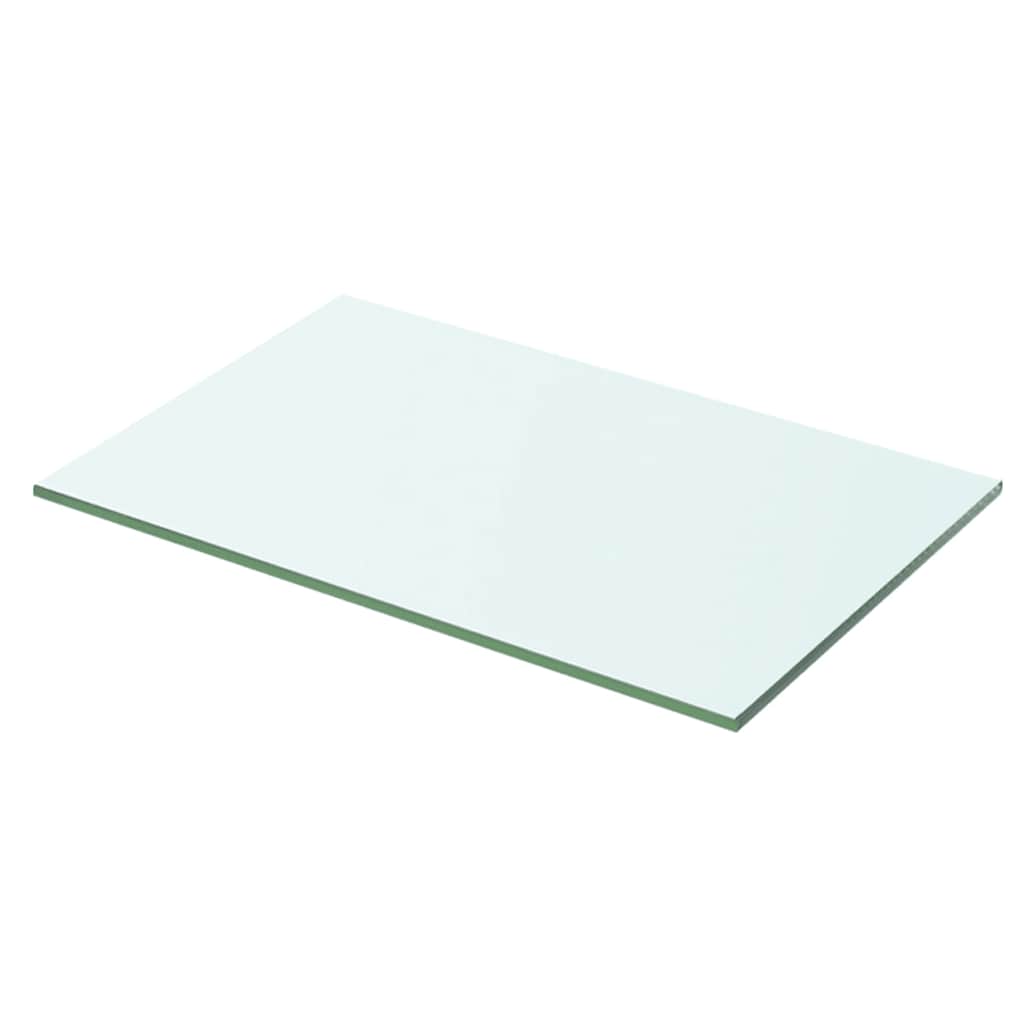 Regalböden 2 Stk. Glas Transparent 50x25 cm