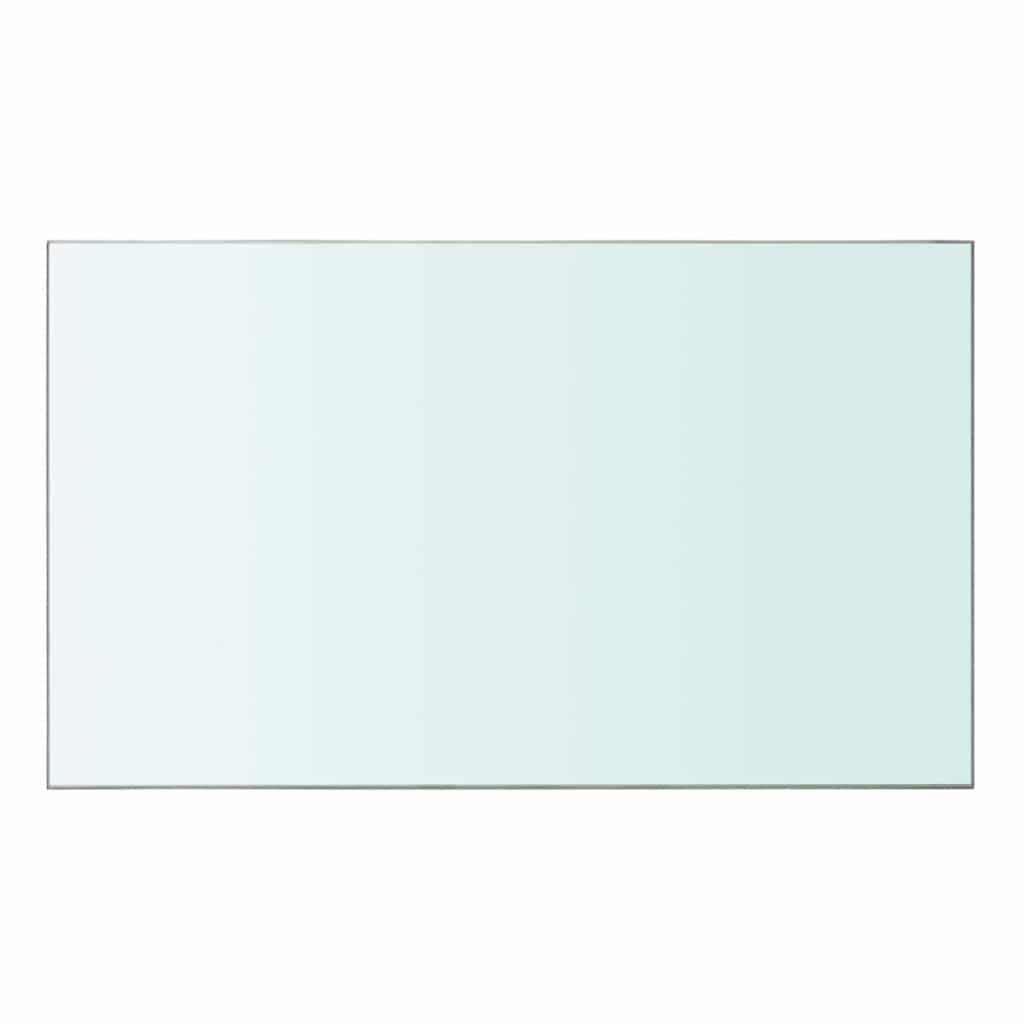 Regalböden 2 Stk. Glas Transparent 50x30 cm