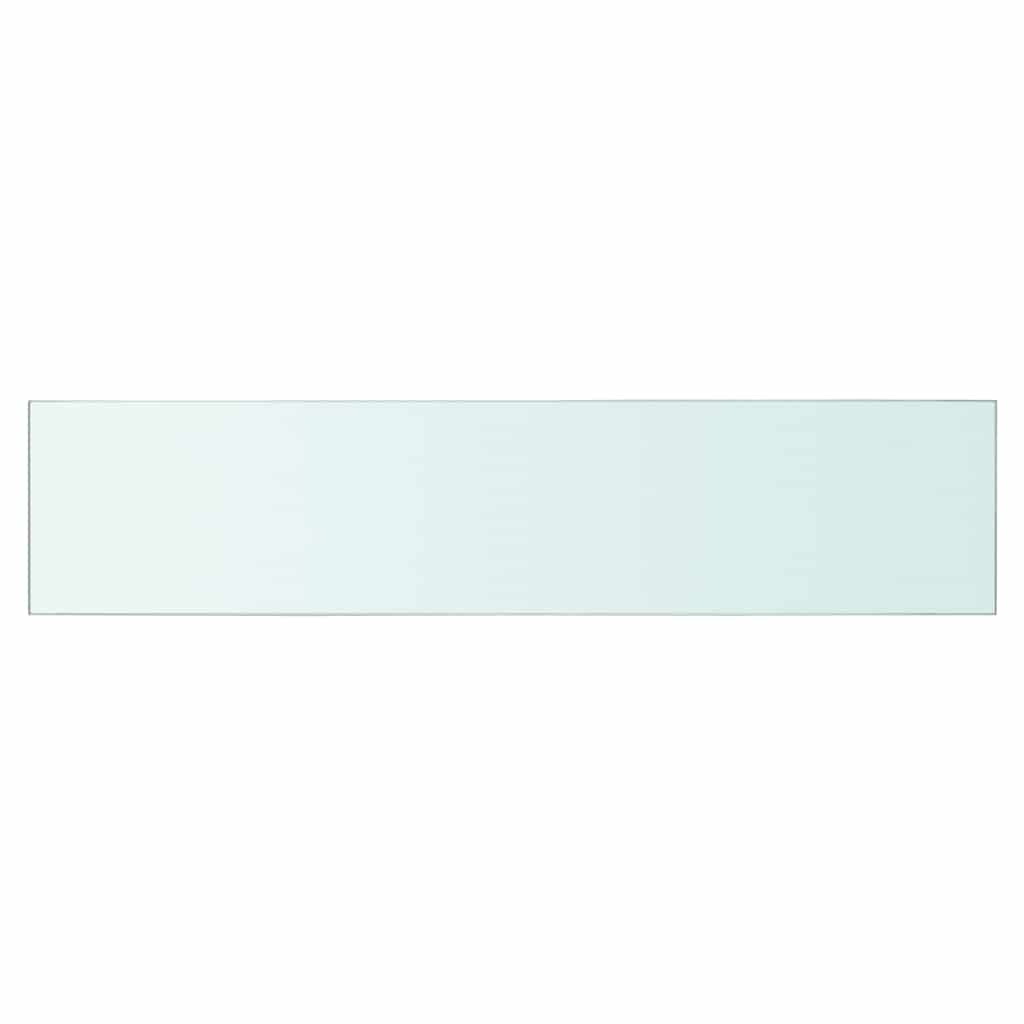 Regalböden 2 Stk. Glas Transparent 60 x 12 cm