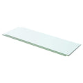 Regalböden 2 Stk. Glas Transparent 60x15 cm