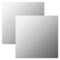 Wandspiegel 2 Stk. 40x40 cm Quadratisch Glas