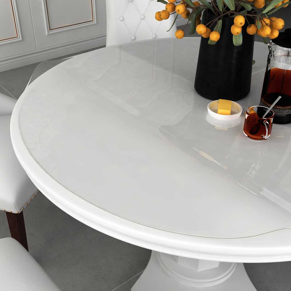 Tischfolie Transparent Ø 70 cm 1,6 mm PVC