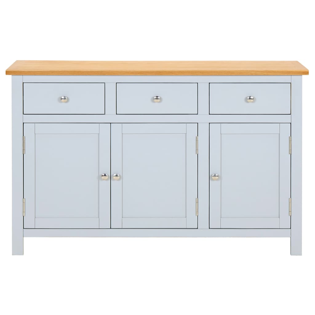 Sideboard 110x33,5x70 cm Massivholz Eiche