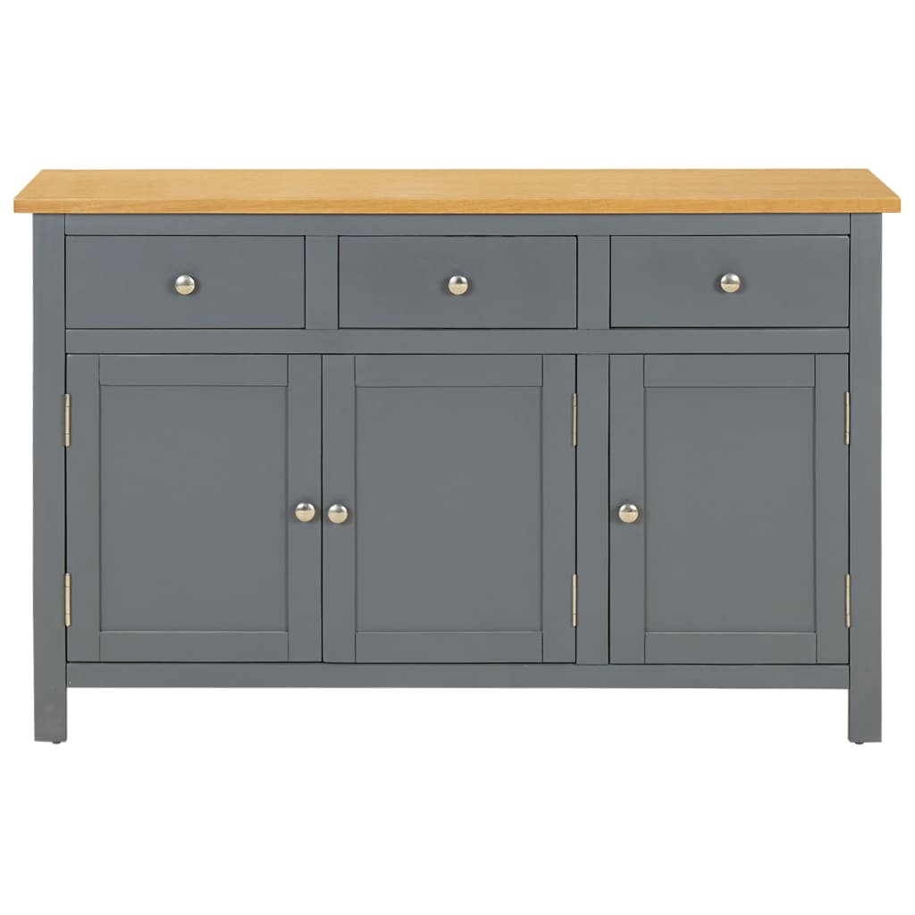 Sideboard 110x33,5x70 cm Massivholz Eiche