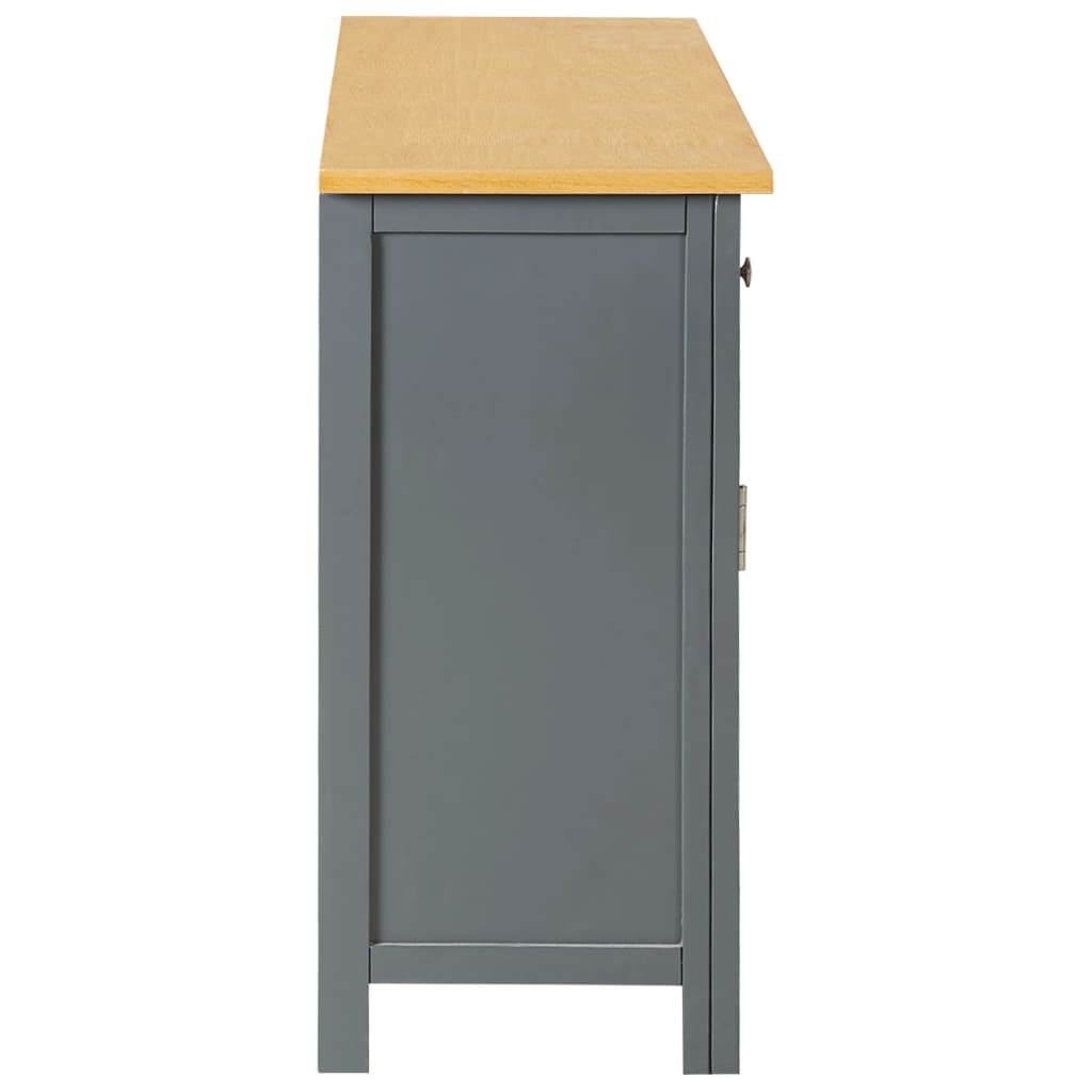 Sideboard 110x33,5x70 cm Massivholz Eiche