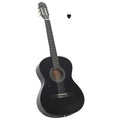 Klassikgitarre für Anfänger Schwarz 4/4 39" Lindenholz