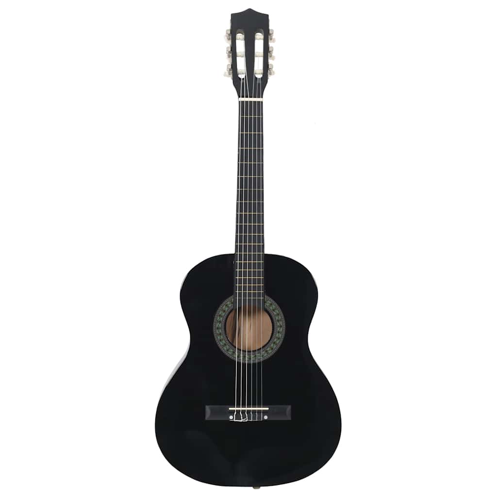 Klassikgitarre für Anfänger und Kinder Schwarz 3/4 36"