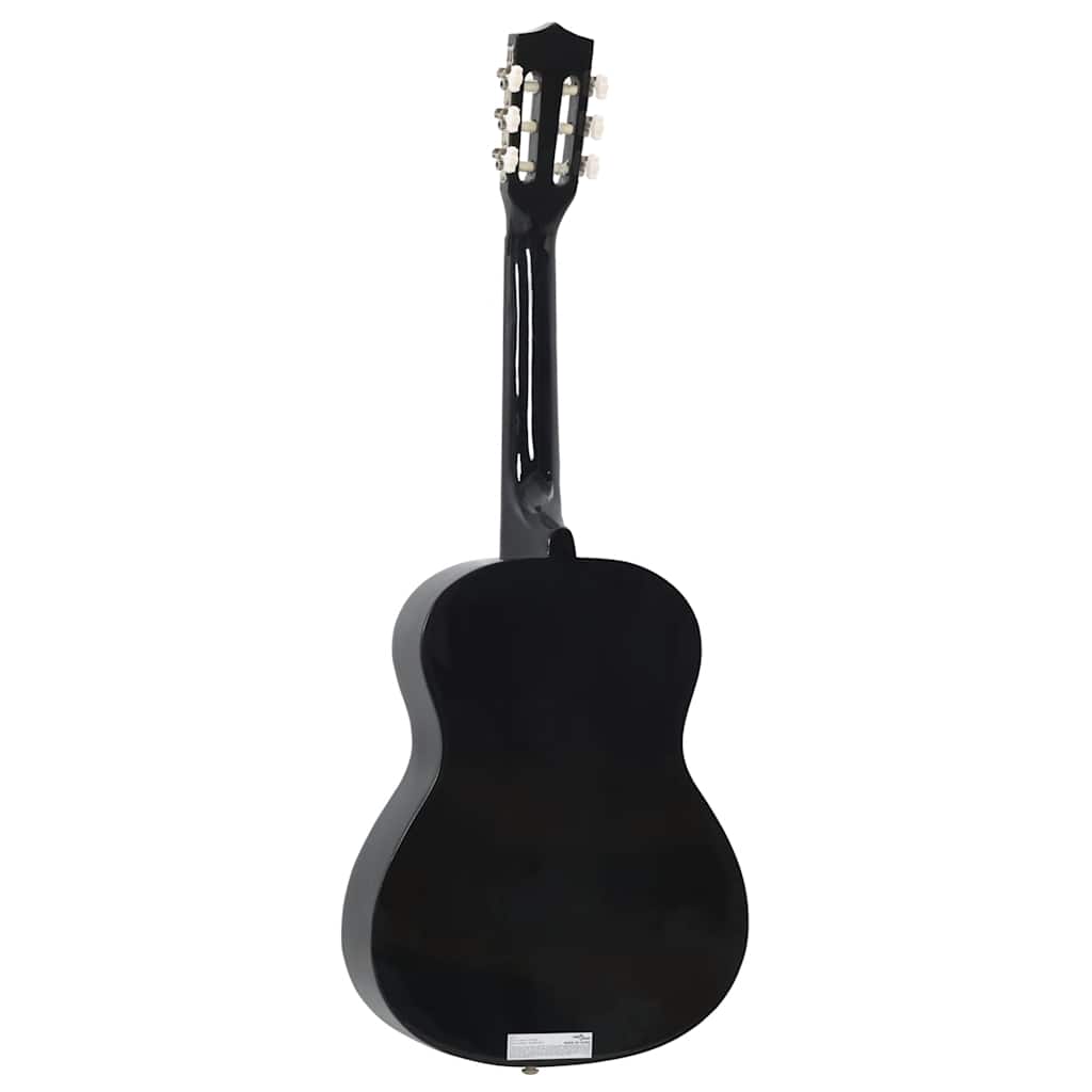 8-tlg. Klassikgitarren-Set für Anfänger Schwarz 3/4 36"