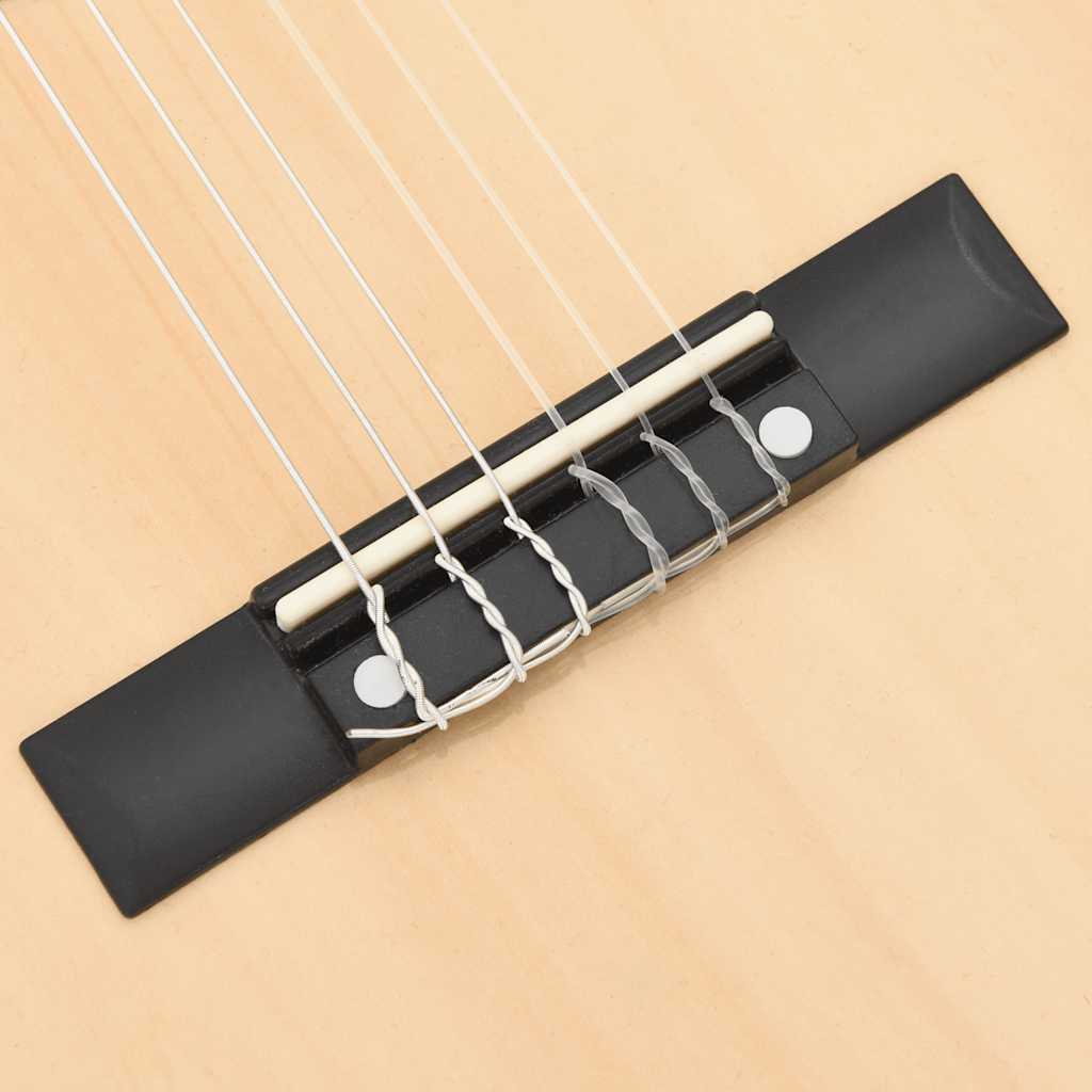 8-tlg. Klassische Gitarre für Kinder-Anfänger 1/2 34"