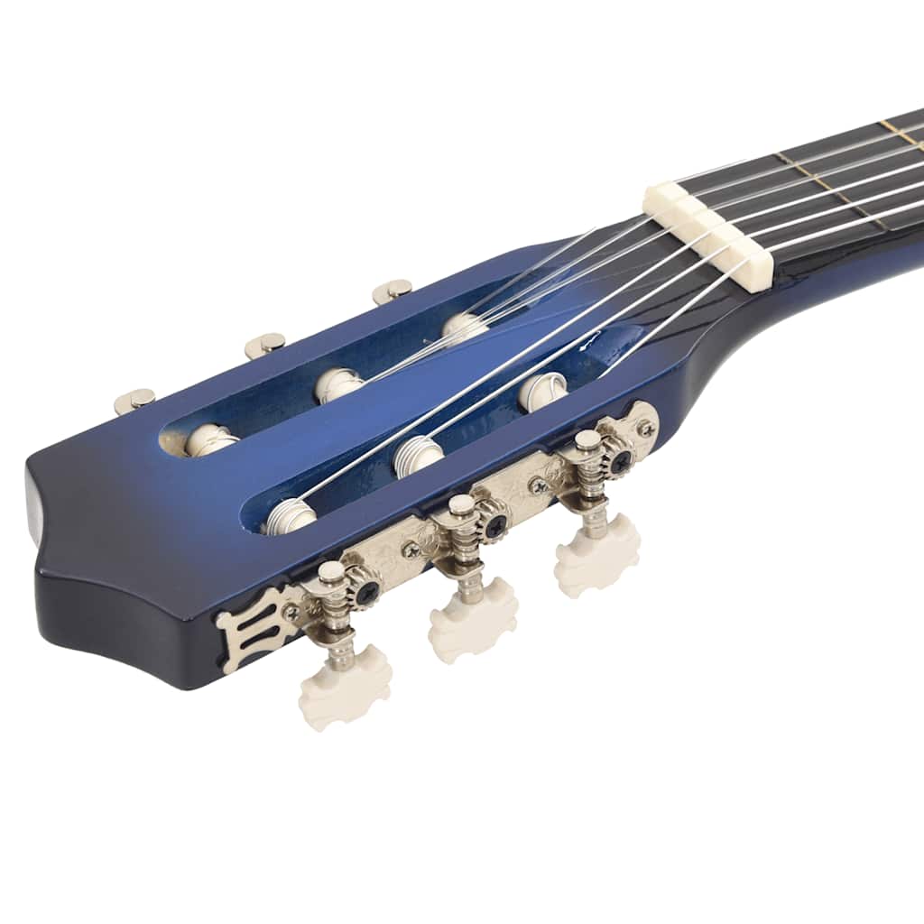 Westerngitarre Cutaway mit 6 Saiten Blau-Schattiert 38"