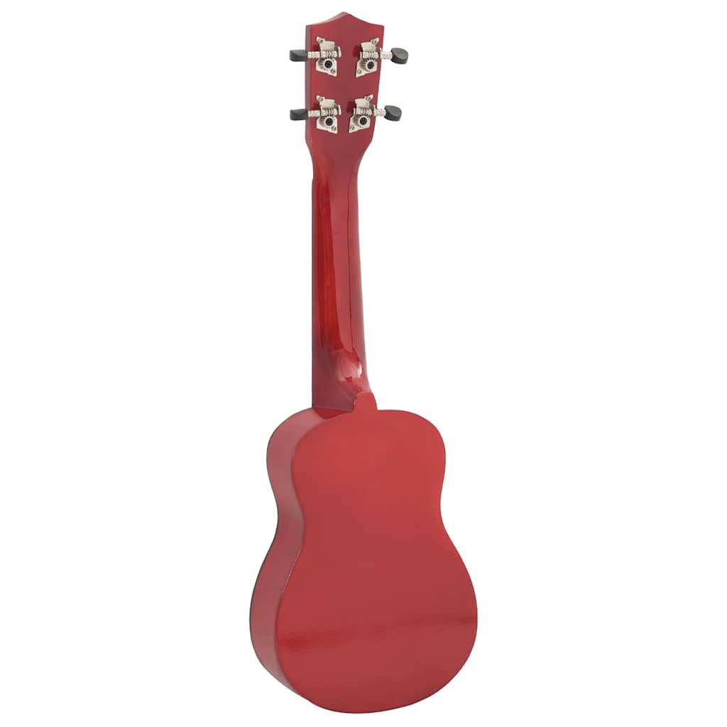 Sopran Ukulele Set für Kinder mit Tasche Dunkles Holz 21"