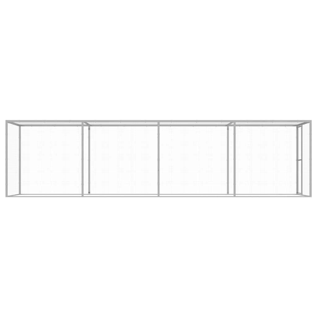 Katzenkäfig 6x1,5x1,5 m Verzinkter Stahl