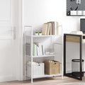 Bücherregal 3 Regalböden Weiß 60×27,6×90,5 cm Holzwerkstoff