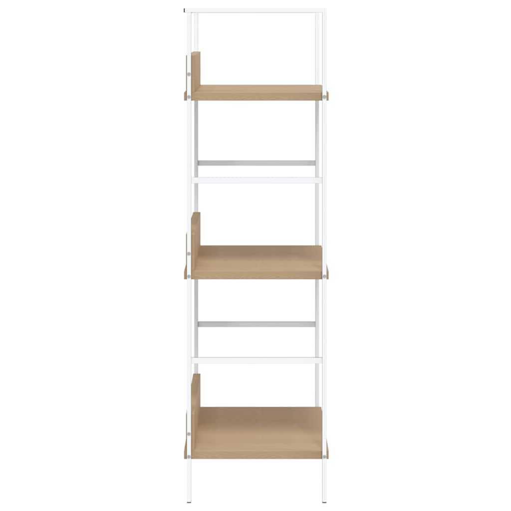 Bücherregal 3 Regalböden Eiche 60×27,6×90,5 cm Holzwerkstoff